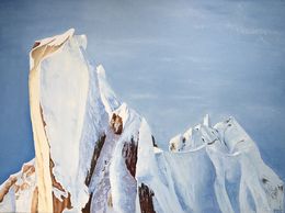 Gemälde, L'aiguille du midi, Odile Pinto-Corbin