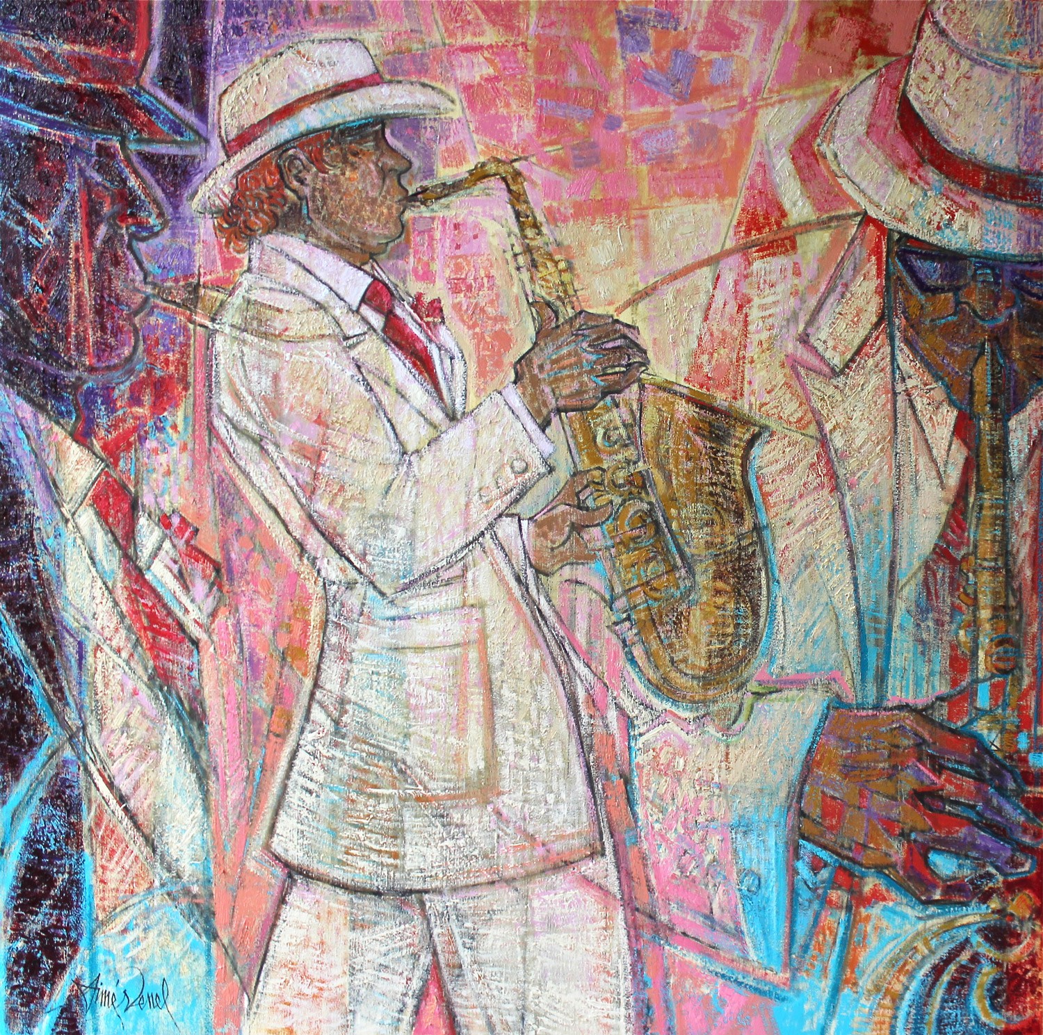 Aimé Venel, Saxophone et écho blanc Aimé Venel, Saxophone et écho blanc