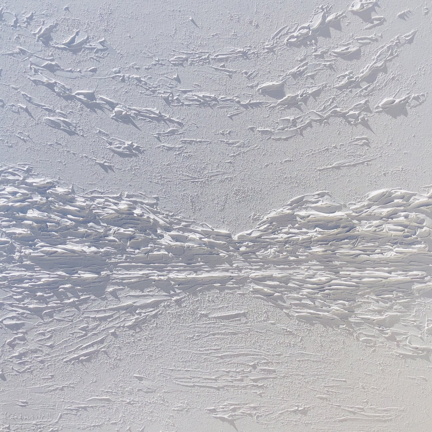 Nataliia Krykun, White textured abstraction- sea, mountain winter snowfall Nataliia Krykun, White textured abstraction- sea, mountain winter snowfall