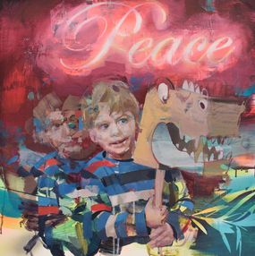Painting, CardboardZoic ll, José Luis Ceña