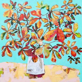 Painting, Autumn vibrations, Ania Pieniazek