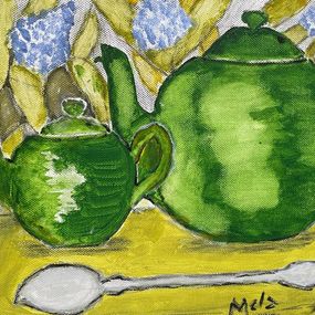 Gemälde, ....they are coming for tea!!, Mela