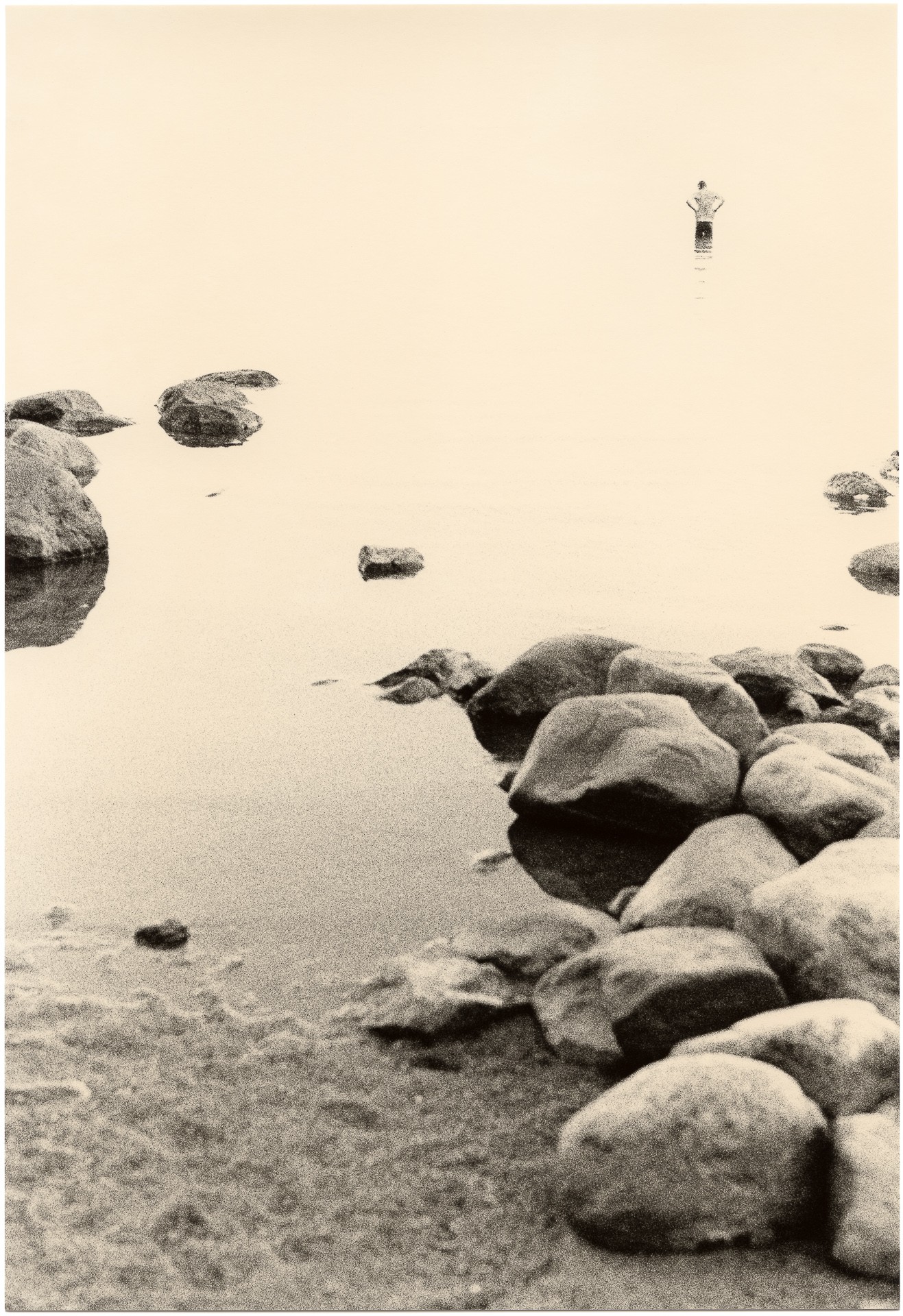 Mikael Siirilä, Untitled (rocks and man) Mikael Siirilä, Untitled (rocks and man)