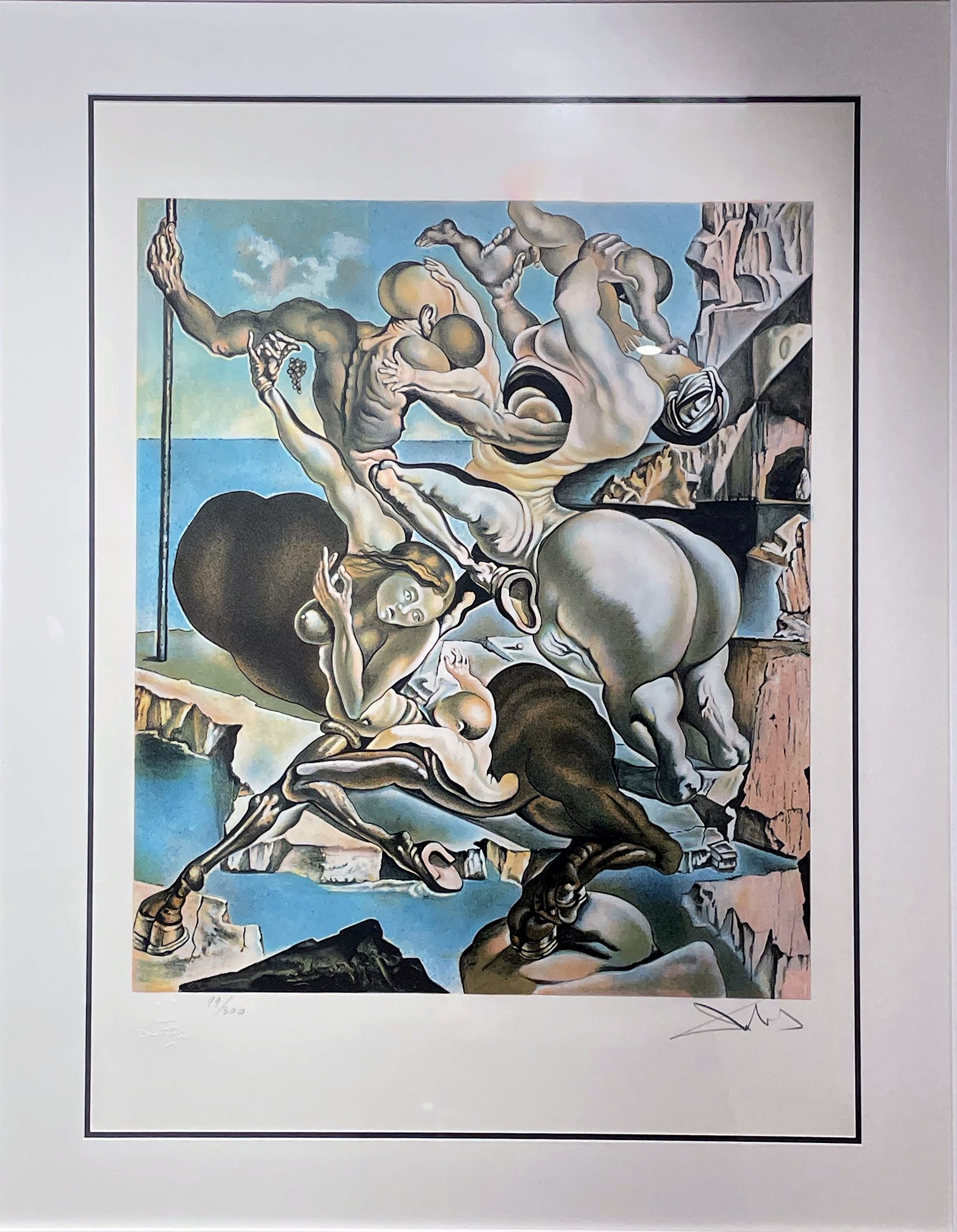 Salvador Dali, Famille de centaures marsupiaux Salvador Dali, Famille de centaures marsupiaux