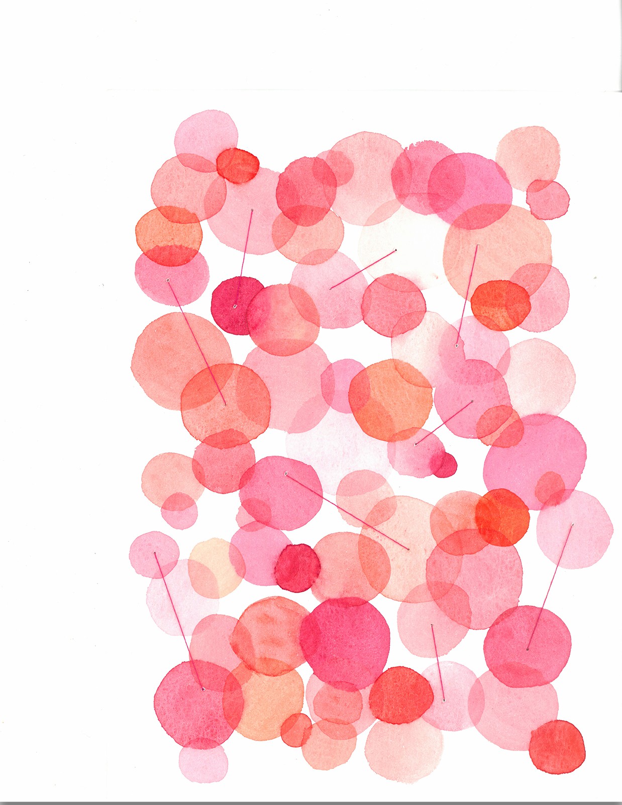 Holly Miller, Pink and red dots Holly Miller, Pink and red dots