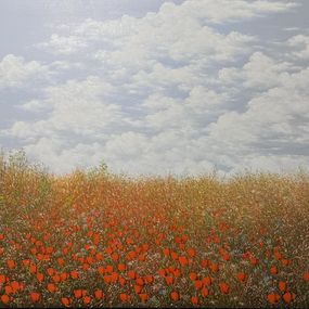 Painting, Précieux coquelicots II, Patrice Marchal