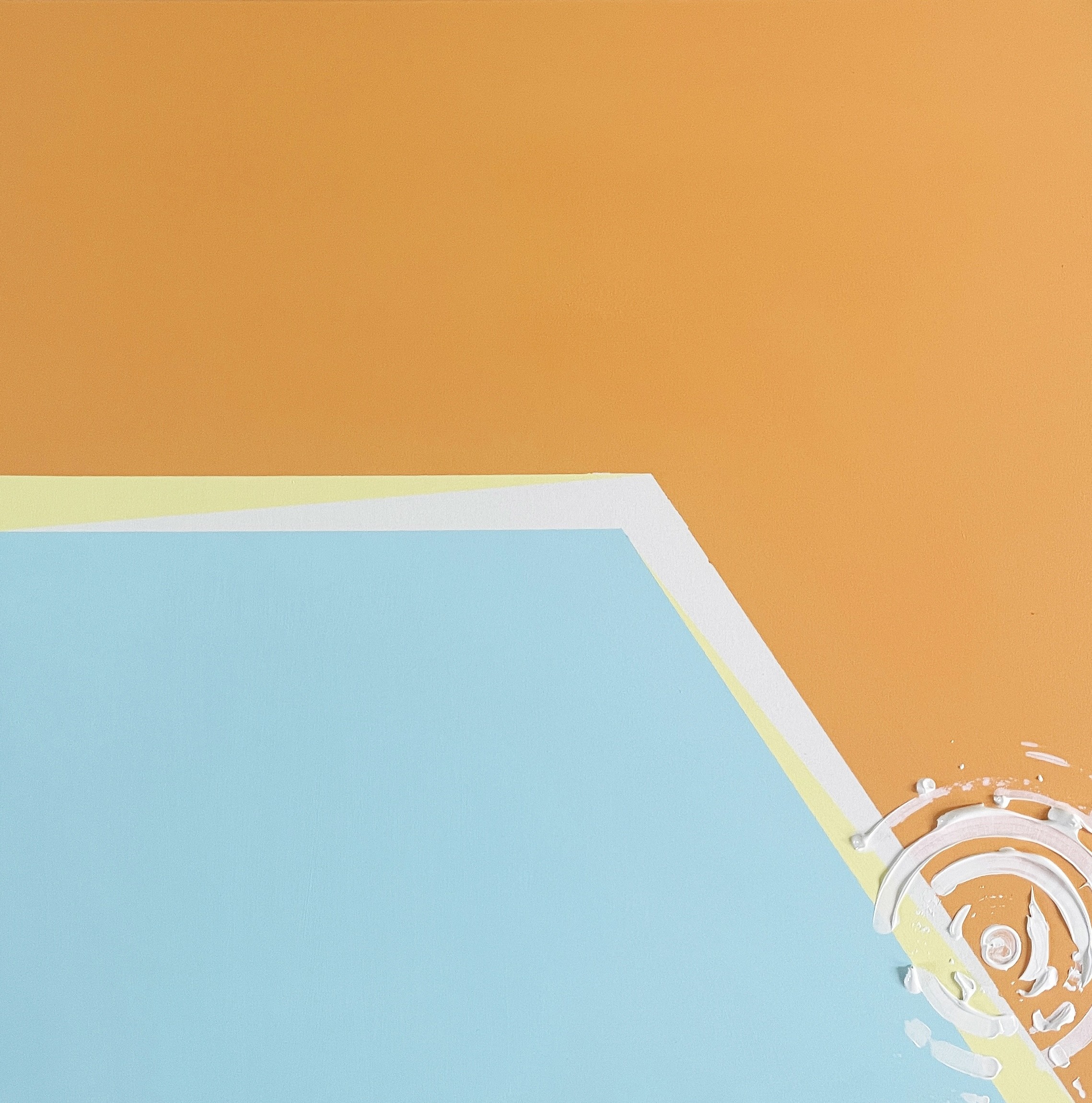 Luca Bornoffi, Geometric Orange & Yellow Blue Luca Bornoffi, Geometric Orange & Yellow Blue