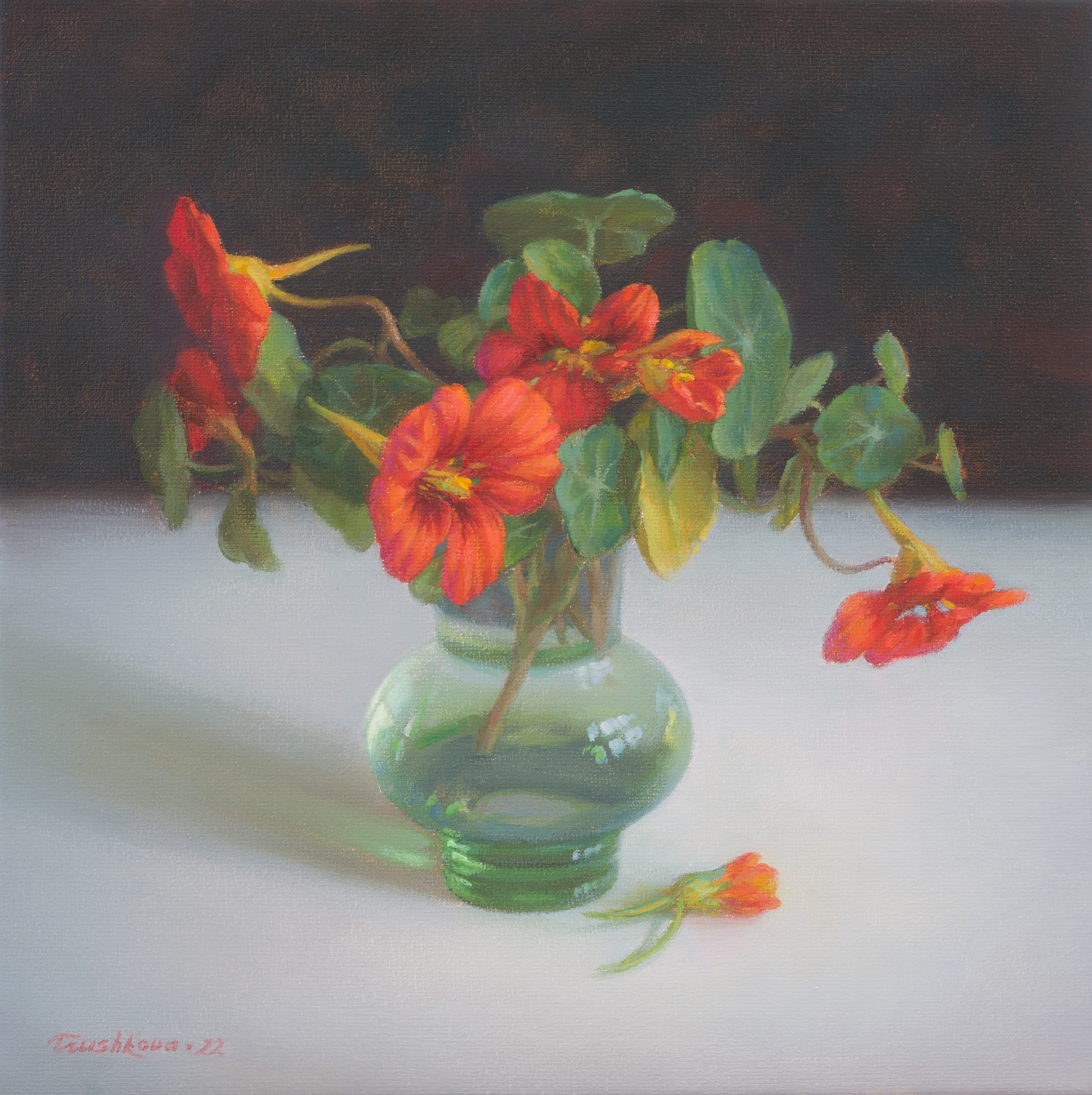 Irina Trushkova, Nasturtiums Irina Trushkova, Nasturtiums
