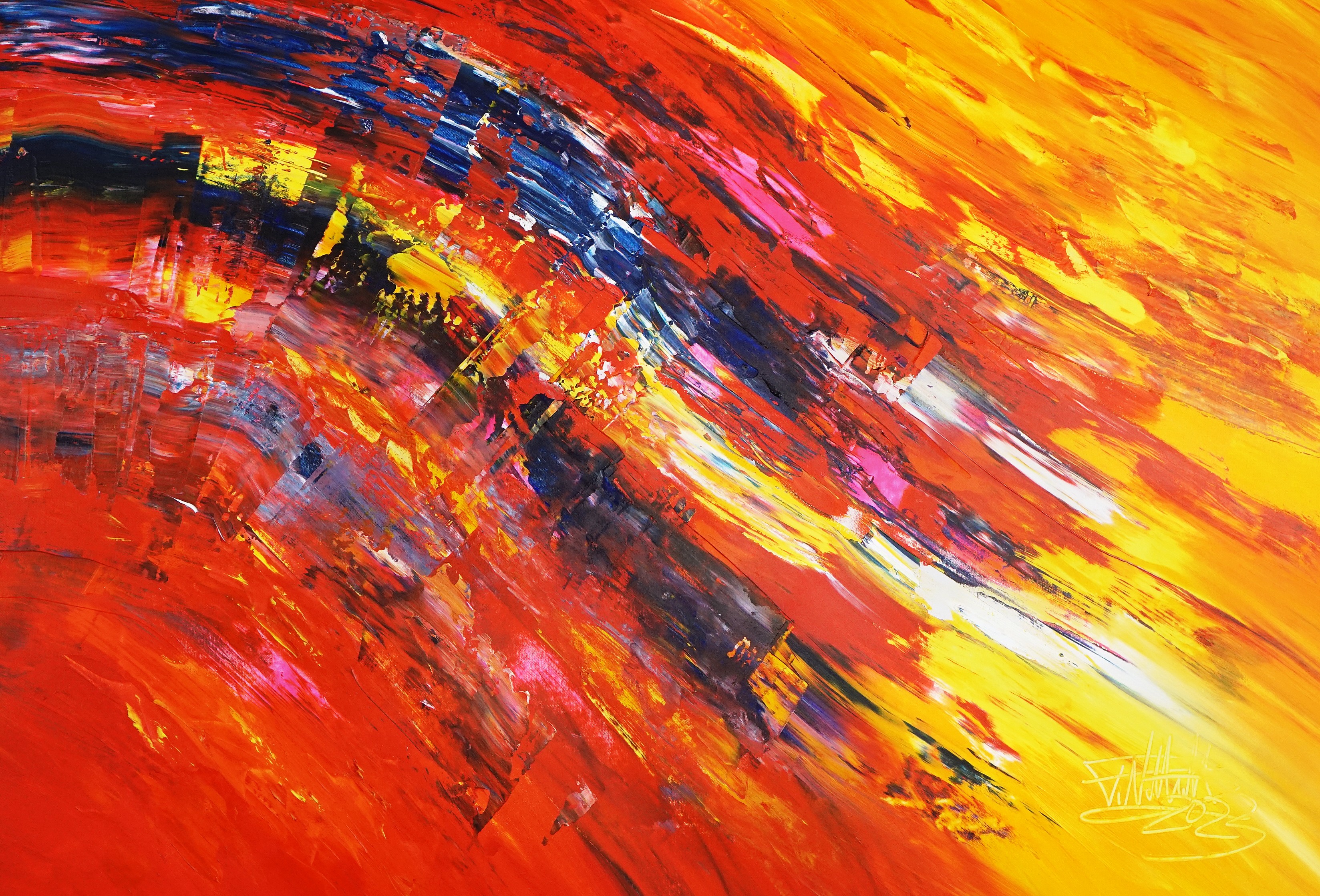 Peter Nottrott, Yellow red energy XL 4 Peter Nottrott, Yellow red energy XL 4