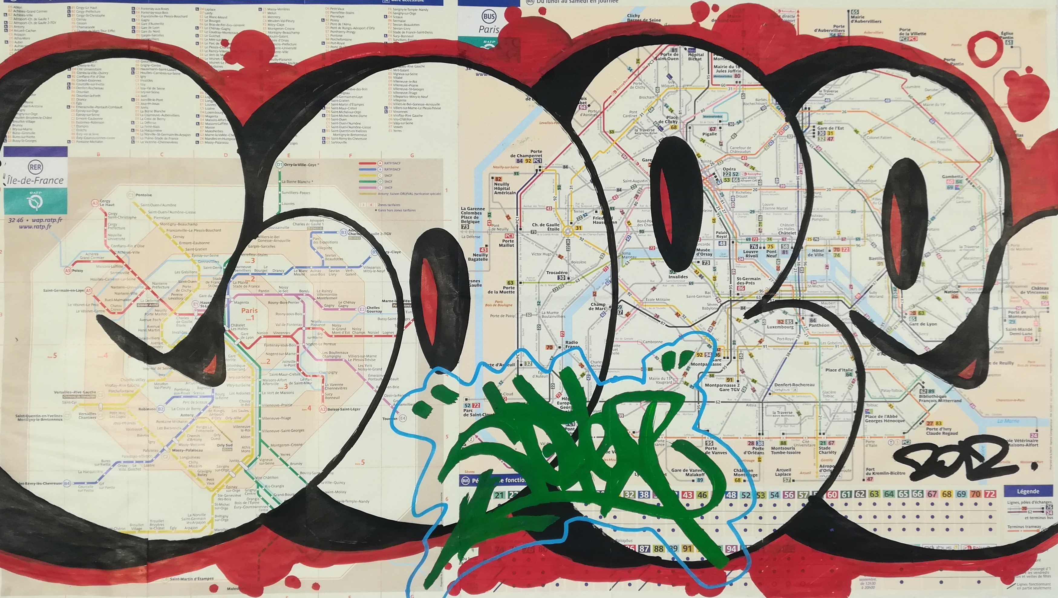 Cope2, Paris train map Cope2, Paris train map