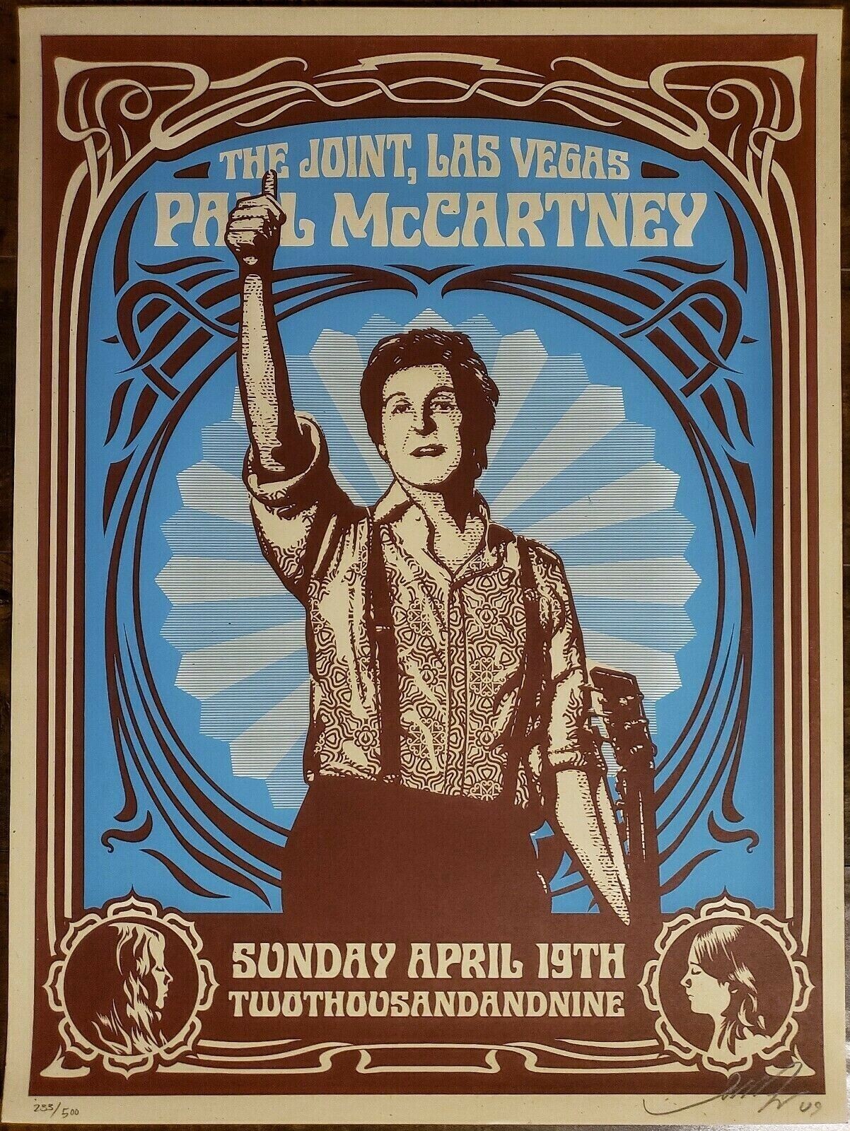 Shepard Fairey (Obey), Paul McCartney NYC Change Begins Within Shepard Fairey (Obey), Paul McCartney NYC Change Begins Within