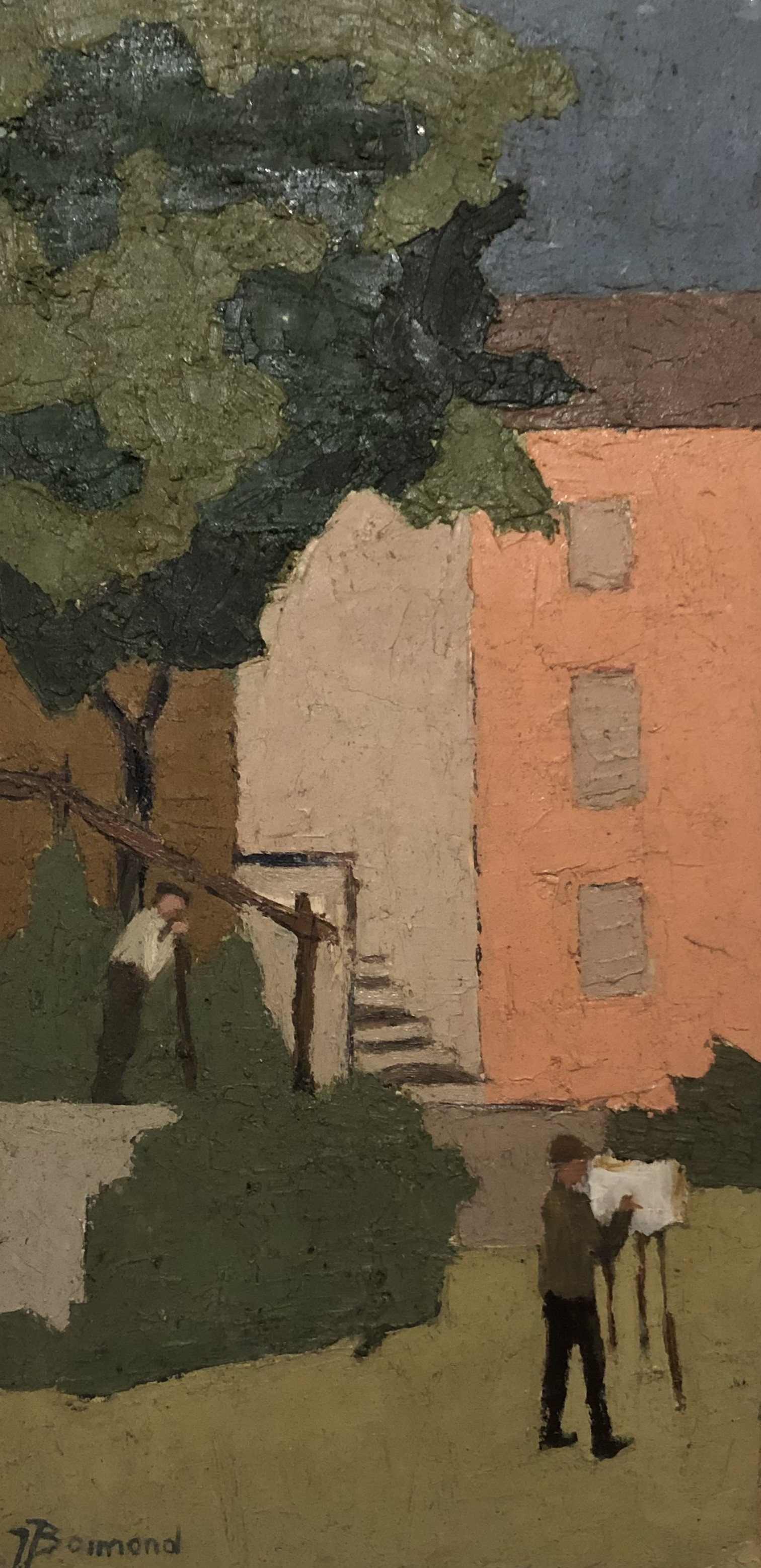 Jean Jacques Boimond, Peintre et jardinier en plein travail Jean Jacques Boimond, Peintre et jardinier en plein travail