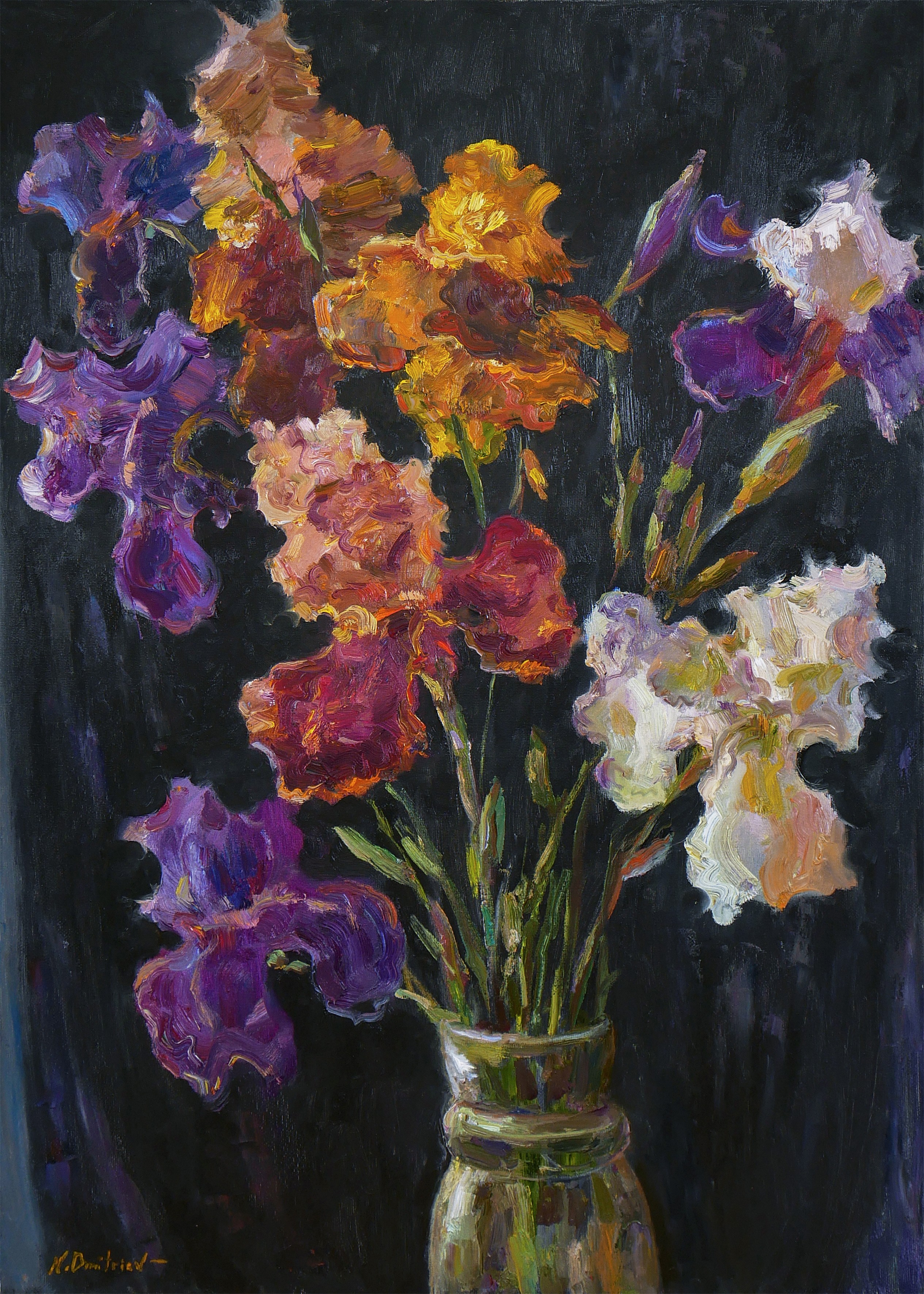 Nikolay Dmitriev, Bright Irises Nikolay Dmitriev, Bright Irises