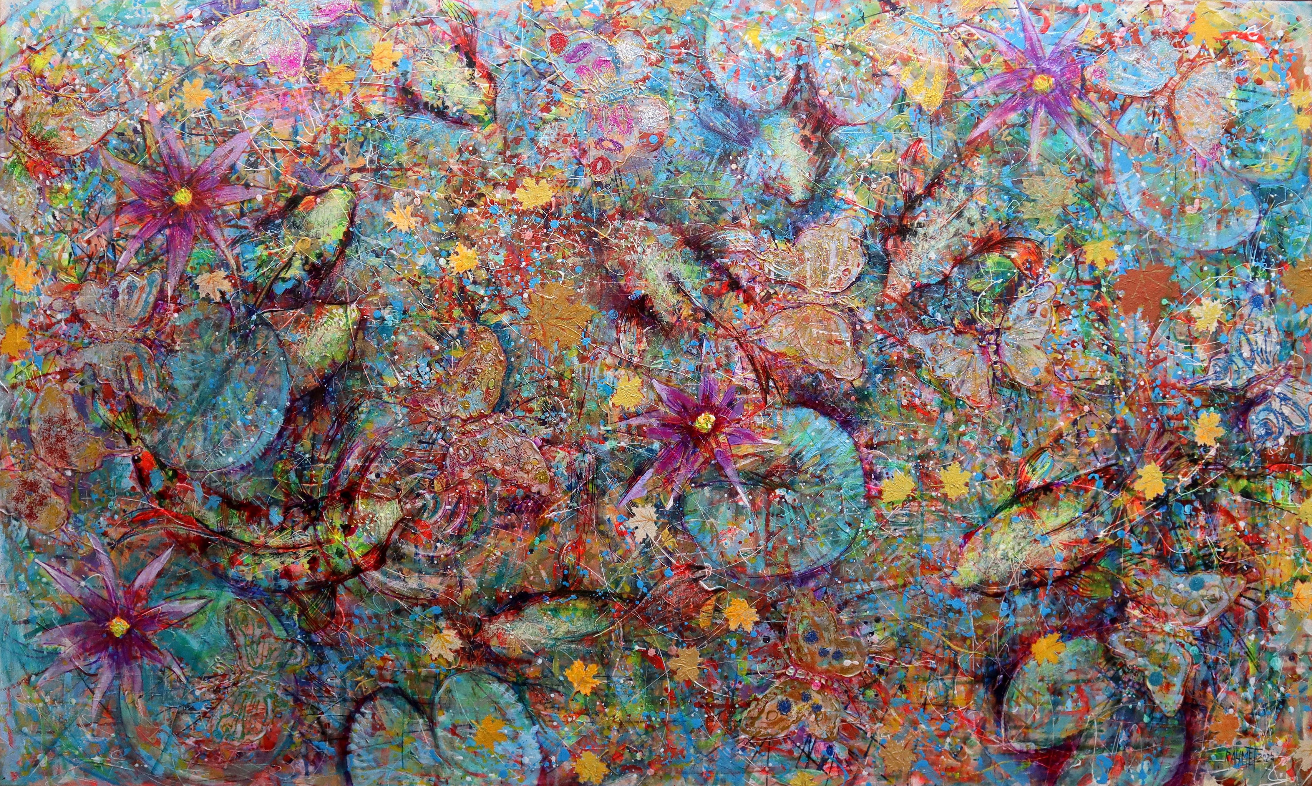 Rakhmet Redzhepov (Ramzi), Koi and butterflies Rakhmet Redzhepov (Ramzi), Koi and butterflies
