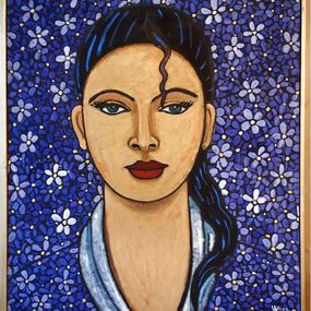 Gemälde, The other side of blue I, Jacques Tange