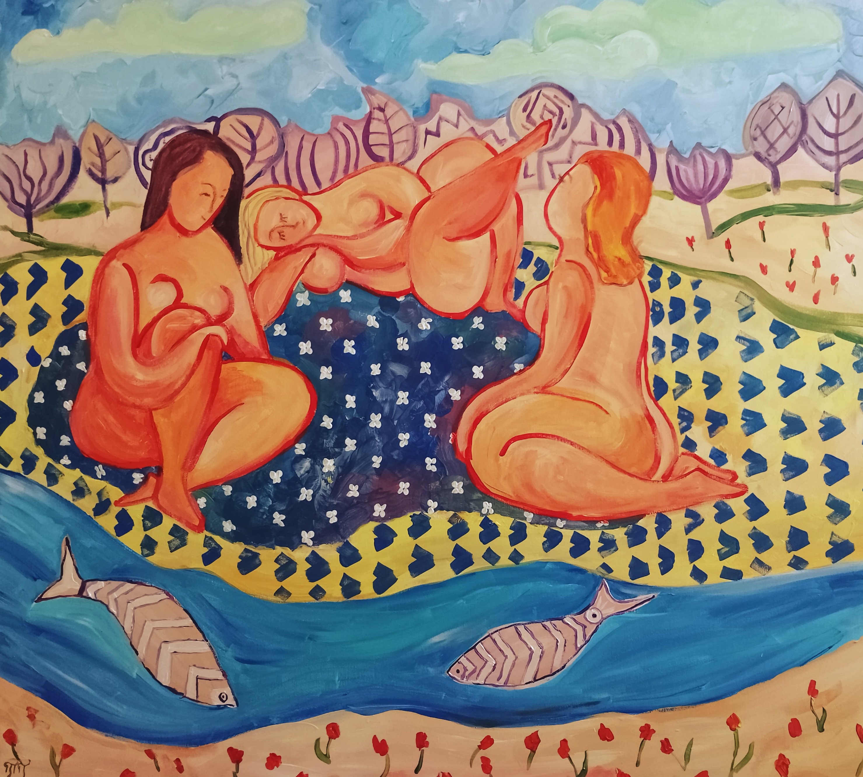 Tetiana Pchelnykova, Contemplations by the river Tetiana Pchelnykova, Contemplations by the river
