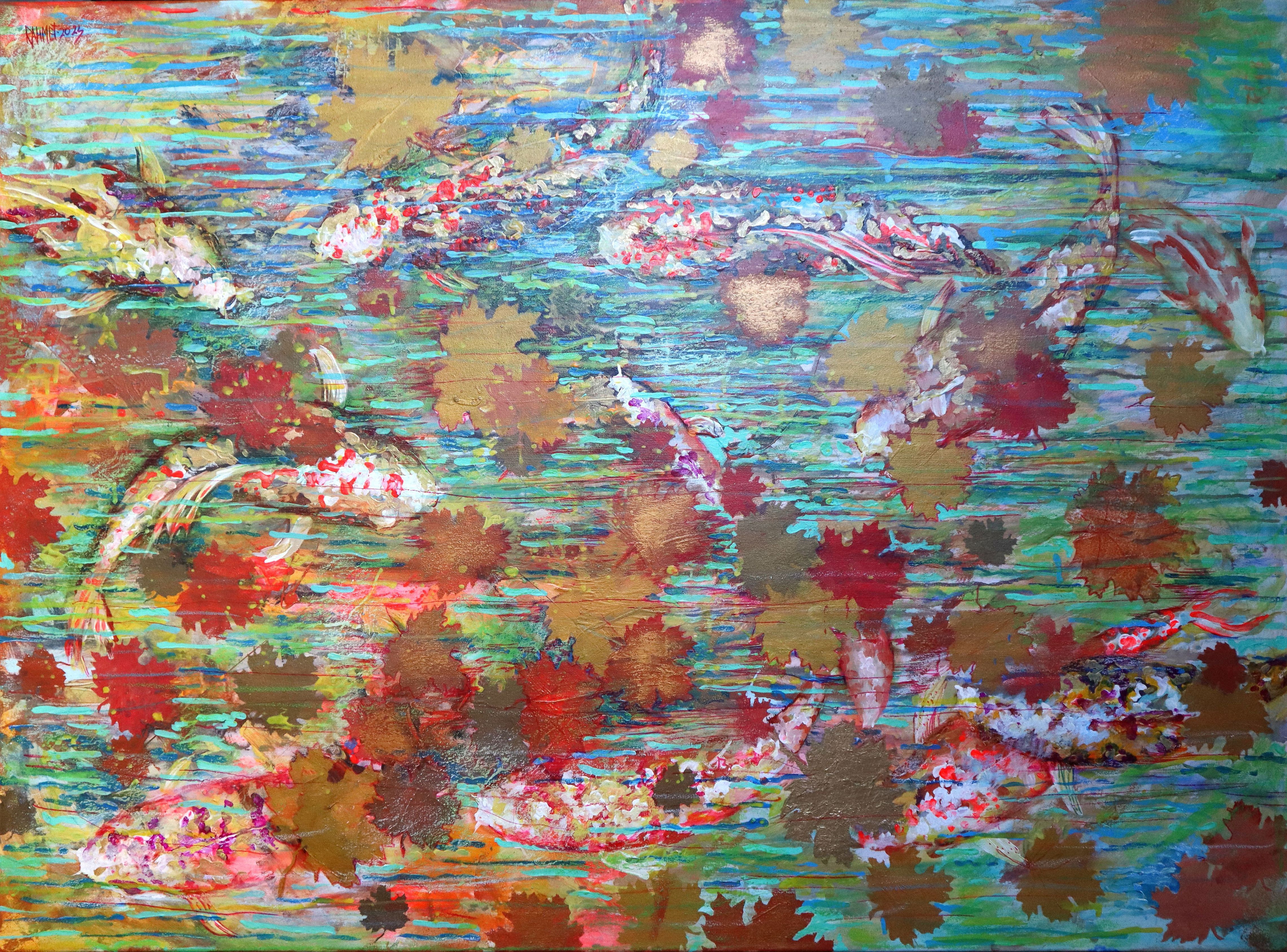 Rakhmet Redzhepov (Ramzi), Koi Fish in a Slow Flowing River Rakhmet Redzhepov (Ramzi), Koi Fish in a Slow Flowing River