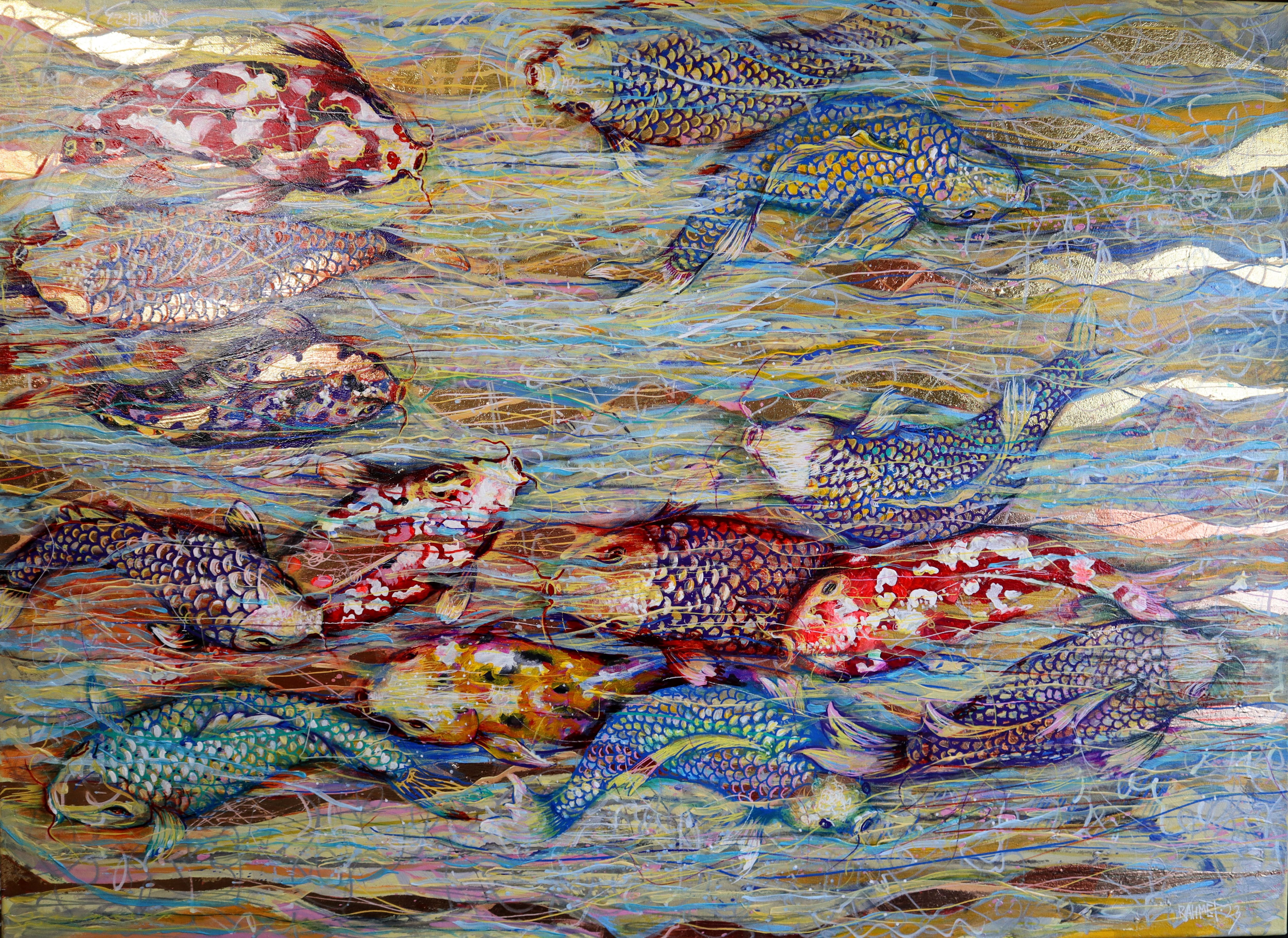 Rakhmet Redzhepov (Ramzi), Koi Fish and the Swift Current of the Golden River Rakhmet Redzhepov (Ramzi), Koi Fish and the Swift Current of the Golden River