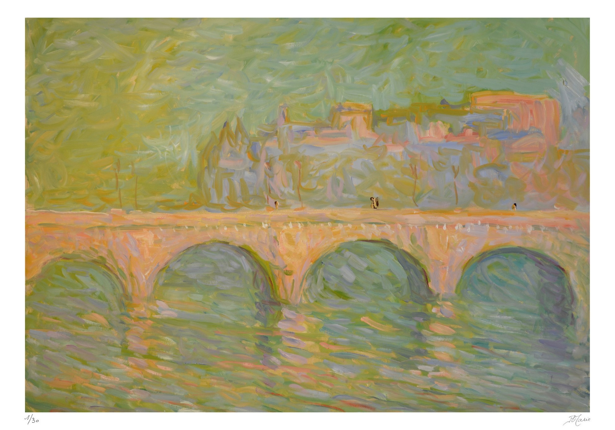 Patrick Marie, Le pont neuf - le soir II Patrick Marie, Le pont neuf - le soir II