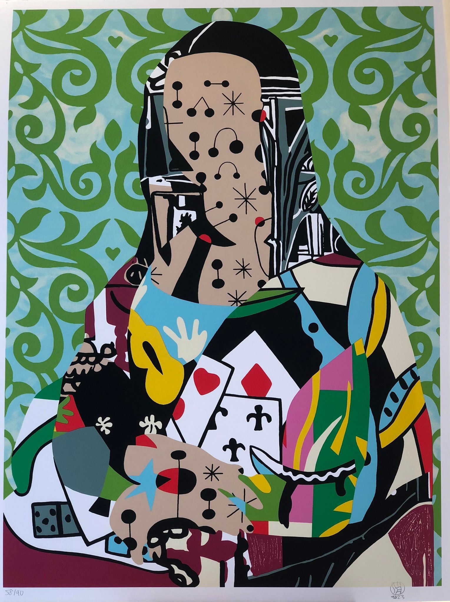 Speedy Graphito, Mona Lisa, sérigraphie originale Speedy Graphito, Mona Lisa, sérigraphie originale