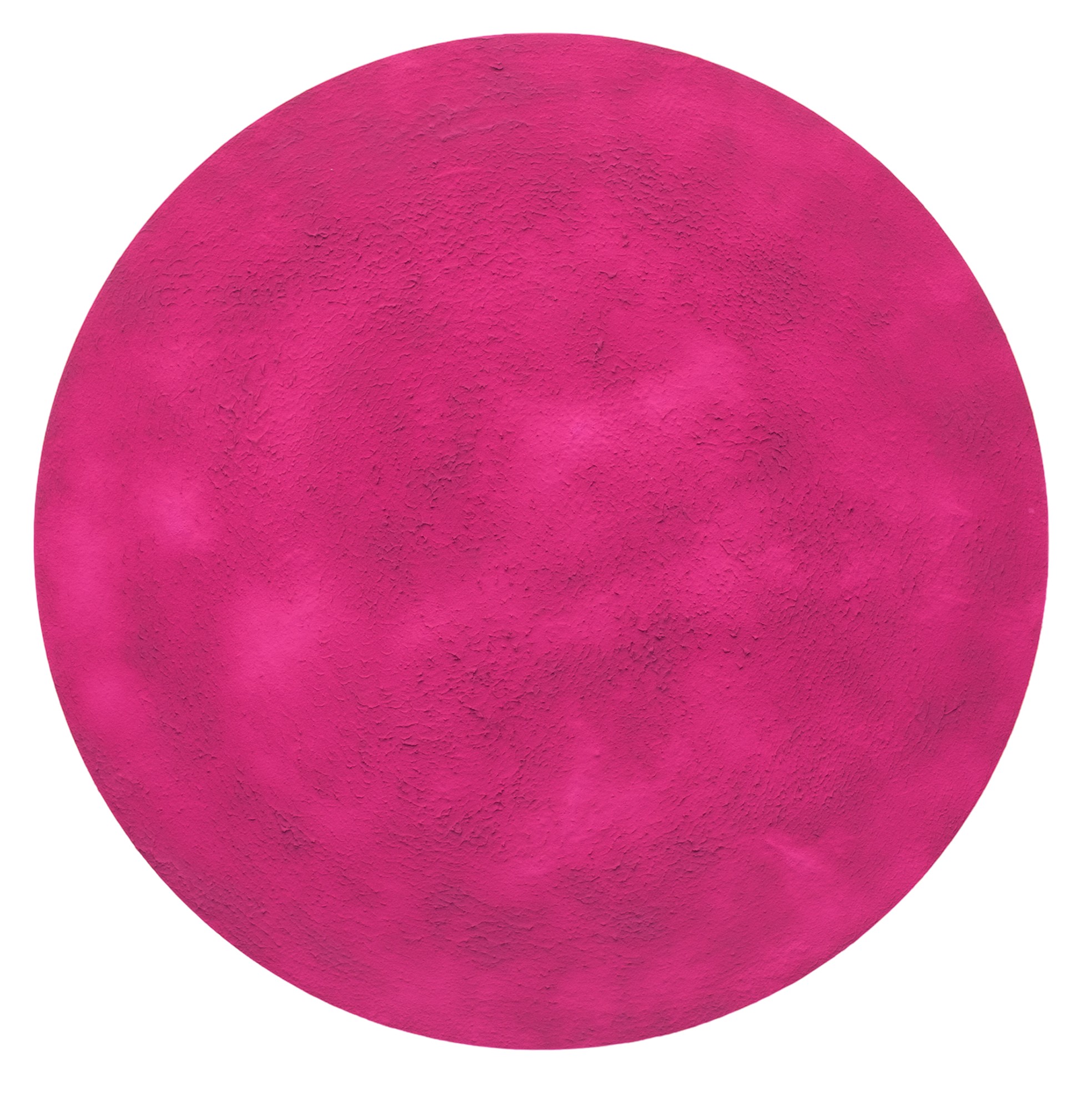Clemens Wolf, Tondo Pink, Expanded Metal Pigment Painting Clemens Wolf, Tondo Pink, Expanded Metal Pigment Painting