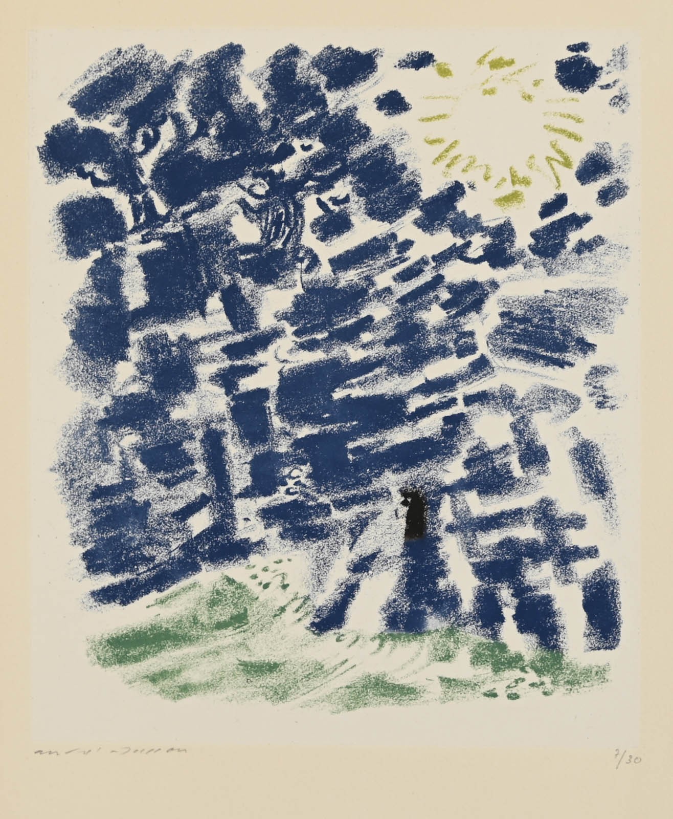 André Masson, Petite baigneuse à la falaise André Masson, Petite baigneuse à la falaise