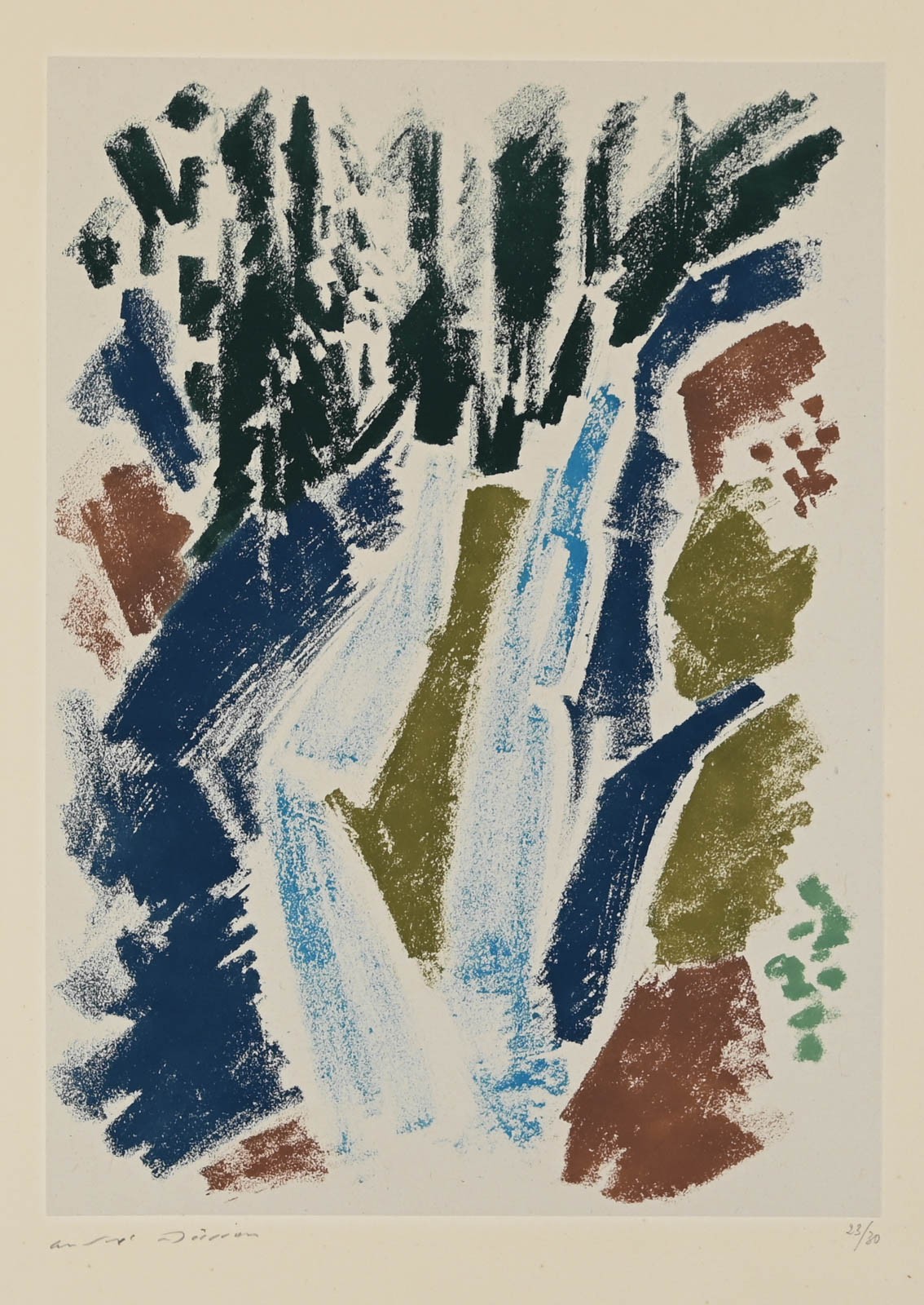 André Masson, Cascade bleue André Masson, Cascade bleue
