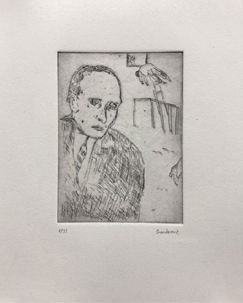 Cham Lavant, Porte cochère, portrait Daniil Harms Cham Lavant, Porte cochère, portrait Daniil Harms