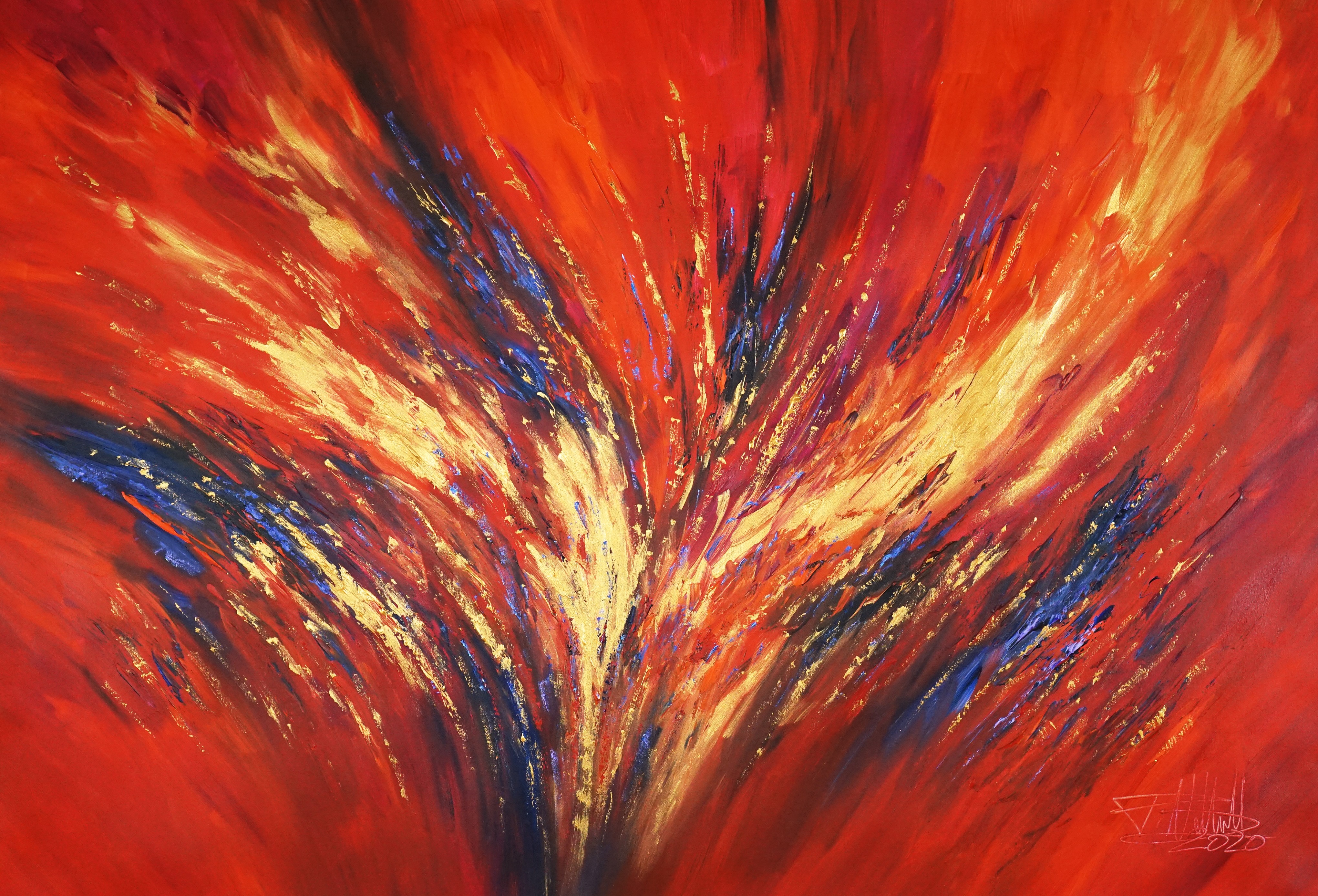 Peter Nottrott, Red And Gold Energy XL 2 Peter Nottrott, Red And Gold Energy XL 2