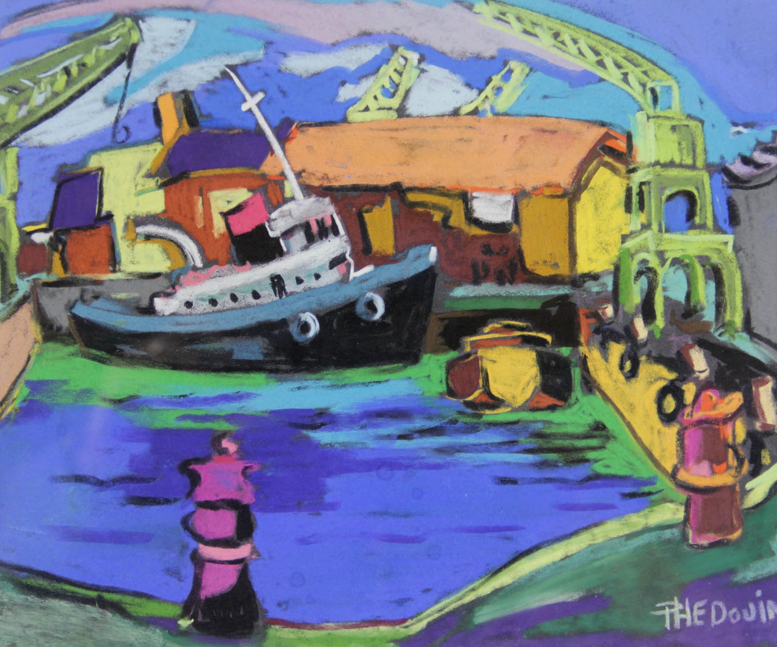 Philippe Hedouin, Le port de commerce, Le Havre Philippe Hedouin, Le port de commerce, Le Havre