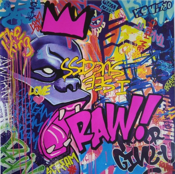 Richard Orlinski, Raw Violet Epreuve d'artiste Richard Orlinski, Raw Violet Epreuve d'artiste