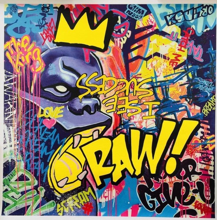 Richard Orlinski, Raw Jaune Epreuve d'artiste Richard Orlinski, Raw Jaune Epreuve d'artiste