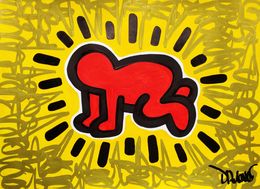 Rebel boy gold (a tribute to Haring), Dr. Love