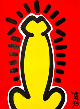 The big Homer (a tribute to Haring), Dr. Love