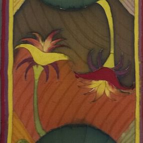 Gemälde, Decorative Composition of Cactus, Dali Nazarishvili
