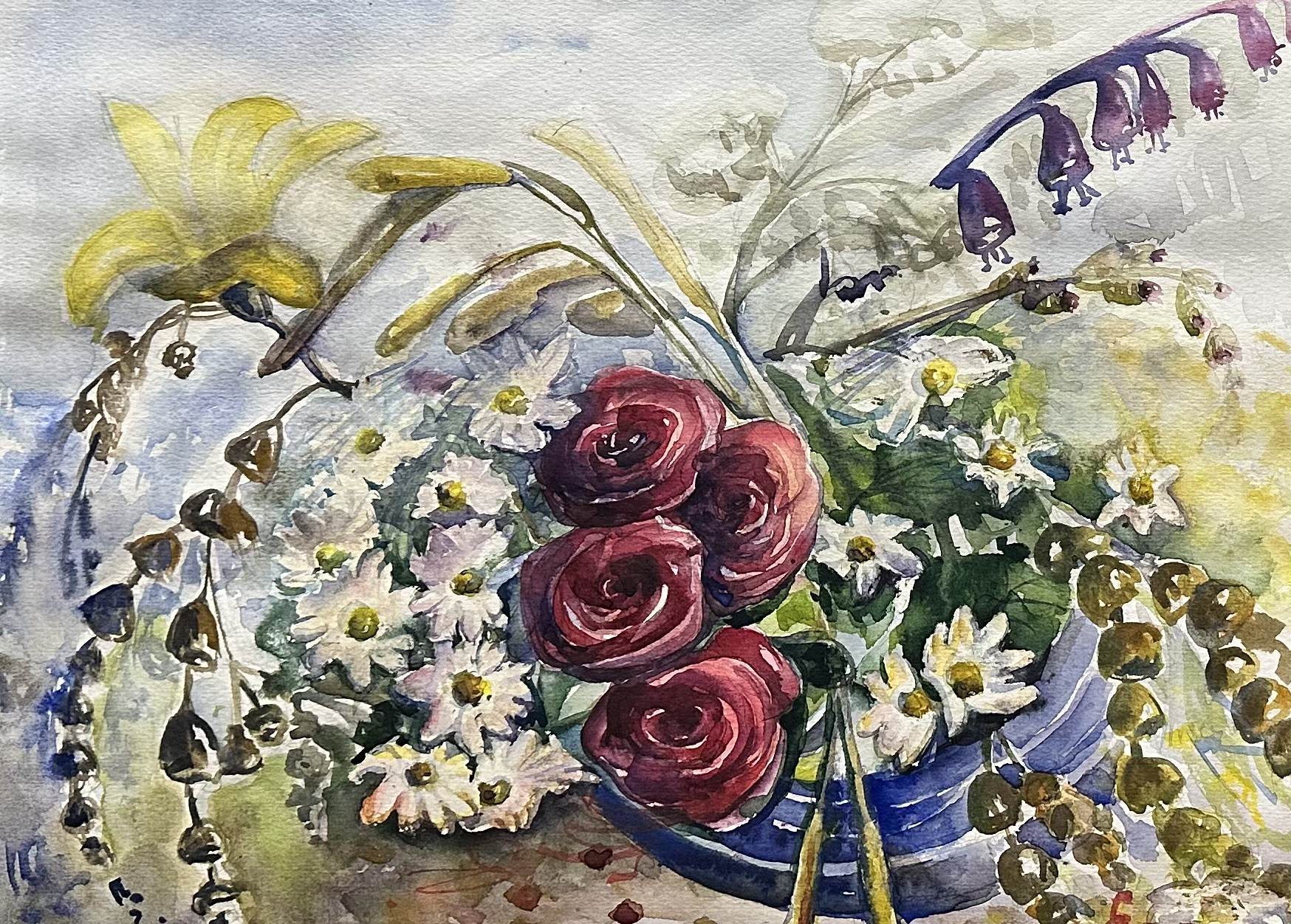 Dali Nazarishvili, Composition of Flowers Dali Nazarishvili, Composition of Flowers
