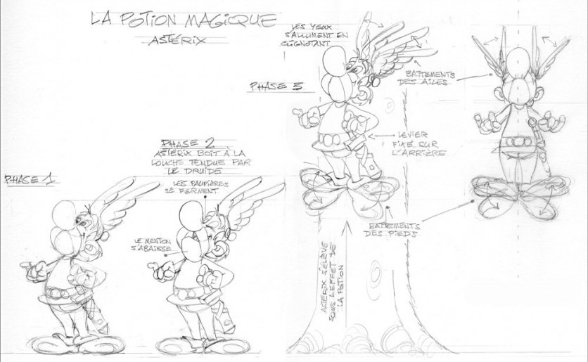 Albert Uderzo, Les 3 phases Albert Uderzo, Les 3 phases