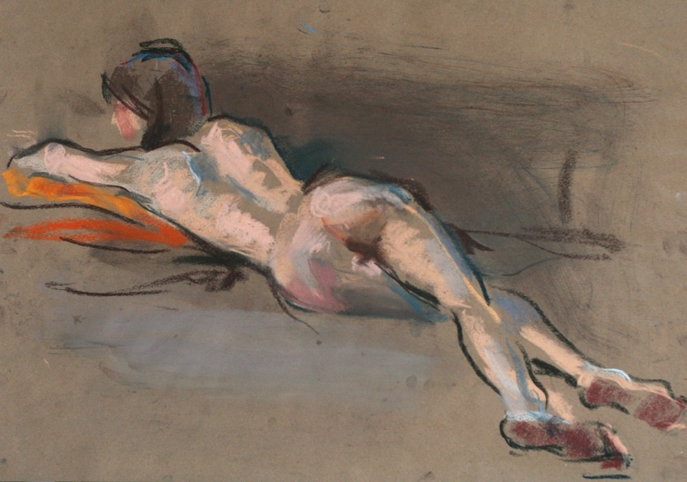 Anna Lageda, Nude on pillows Anna Lageda, Nude on pillows