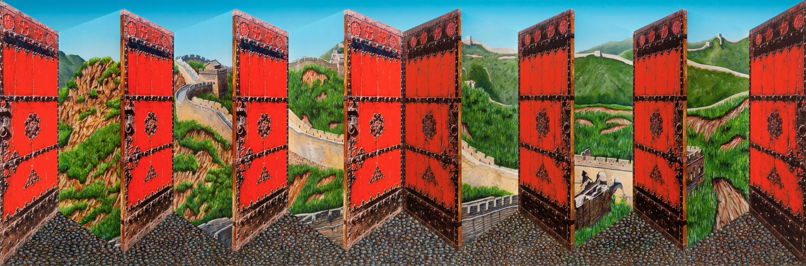 Patrick Hughes, Great Wall Patrick Hughes, Great Wall