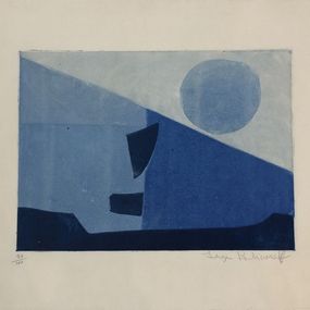 Composition in blue n°II, Serge Poliakoff