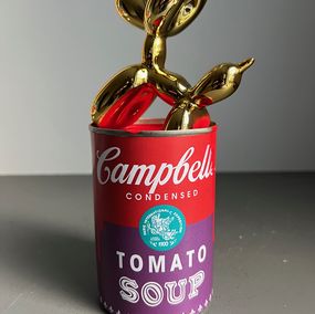 PopArt - Campbell soup x Balloon dog Koons (Gold), Koen Betjes