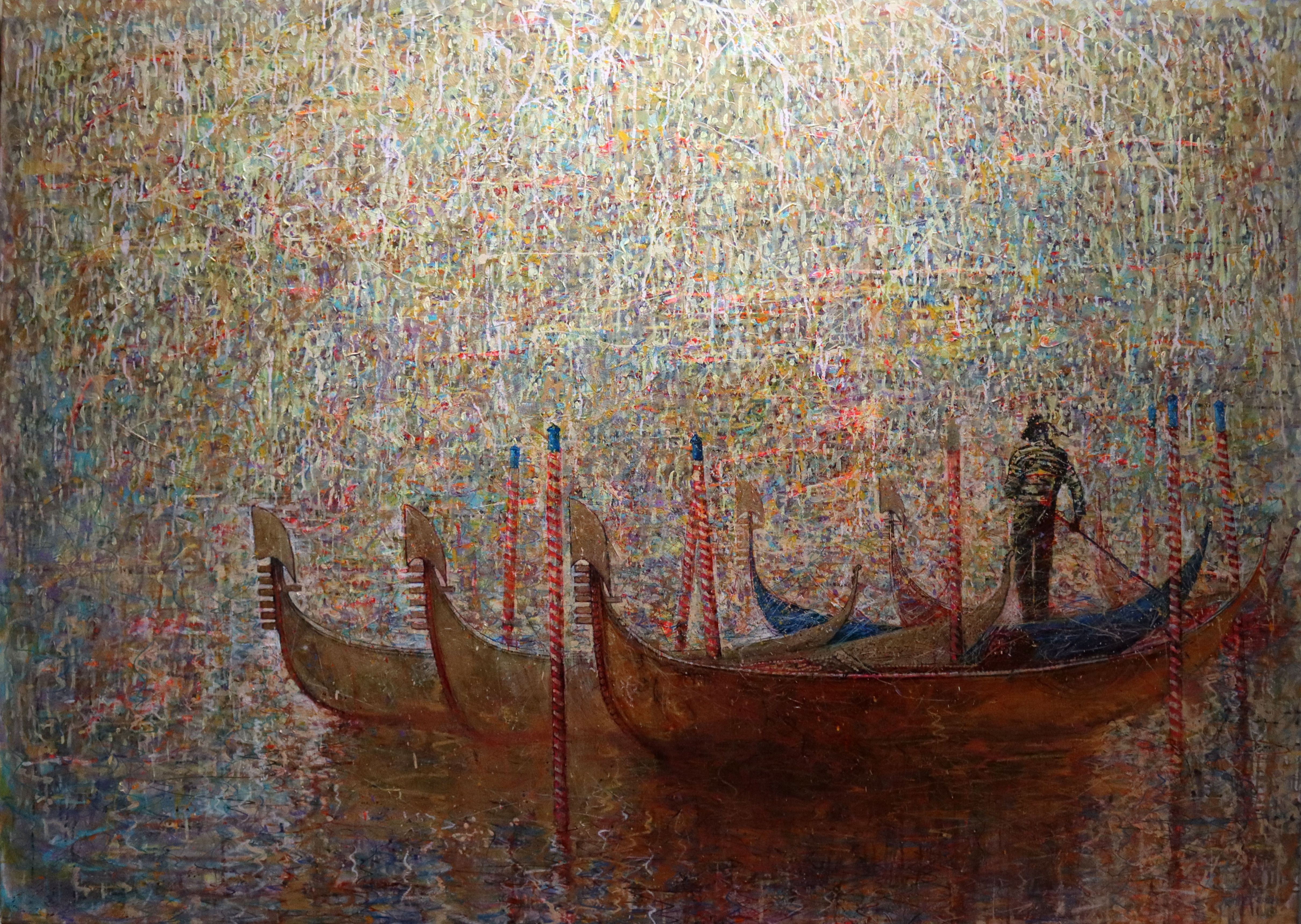 Rakhmet Redzhepov (Ramzi), Gondolier and Sunny Morning in Venice Rakhmet Redzhepov (Ramzi), Gondolier and Sunny Morning in Venice