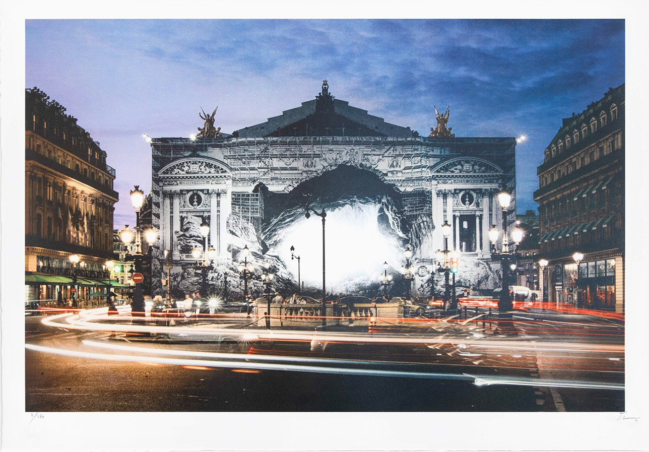 JR, Retour à la Caverne - Acte I, 12 septembre 2023, 20h40, Palais Garnier, Paris, France, 2023 JR, Retour à la Caverne - Acte I, 12 septembre 2023, 20h40, Palais Garnier, Paris, France, 2023