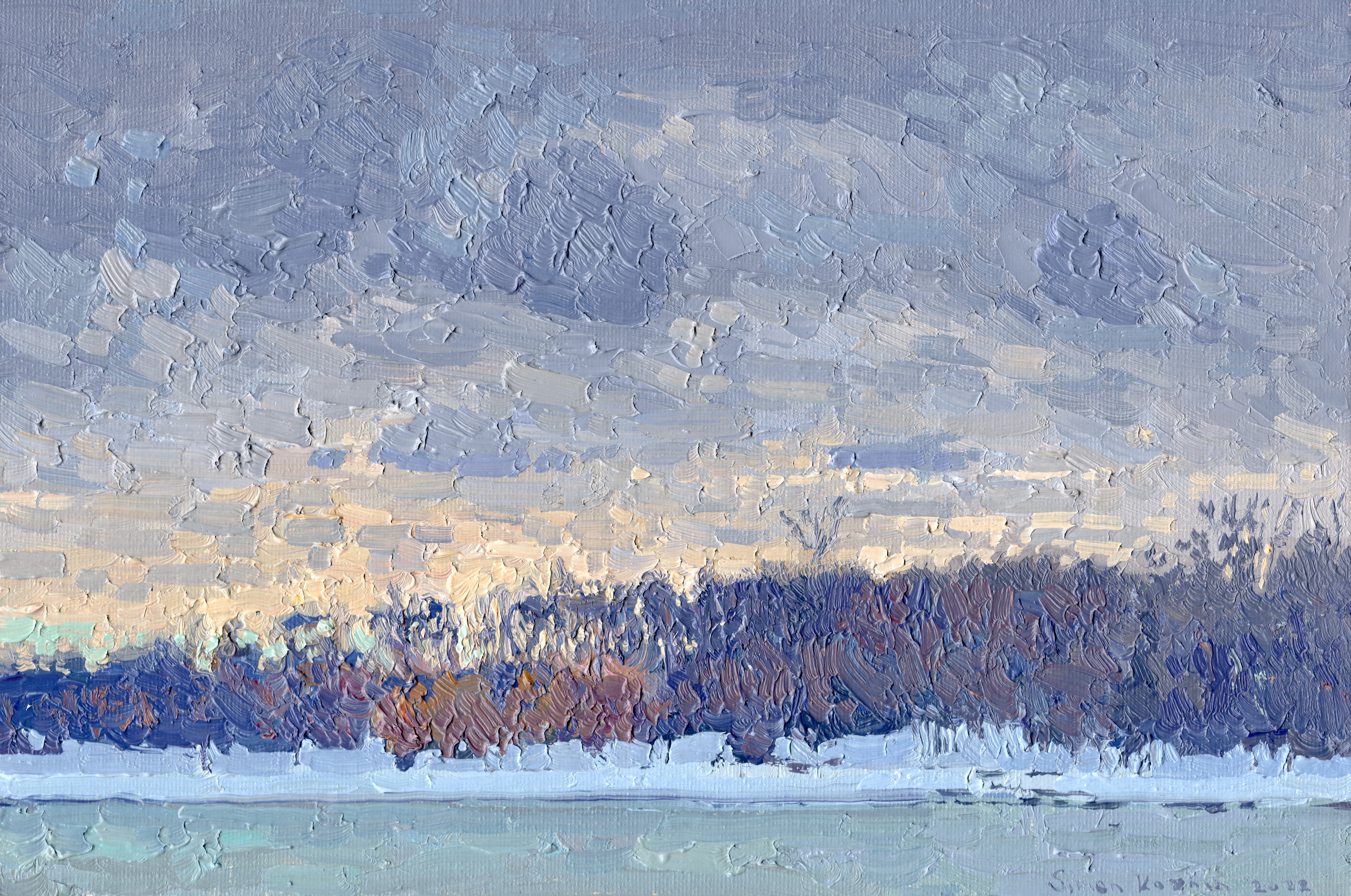 Simon Kozhin, Silver sunset. Tsaritsyno Simon Kozhin, Silver sunset. Tsaritsyno