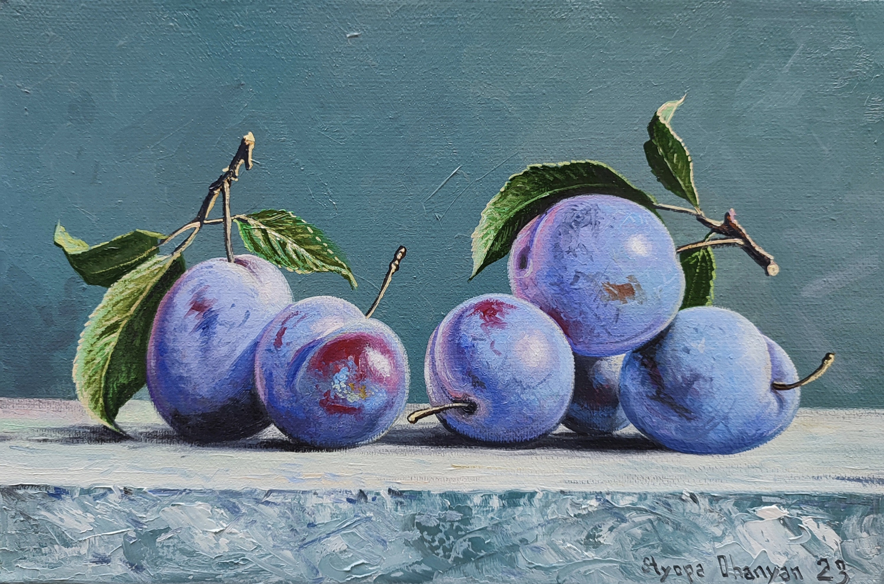 Stepan Ohanyan, Still life - plums Stepan Ohanyan, Still life - plums