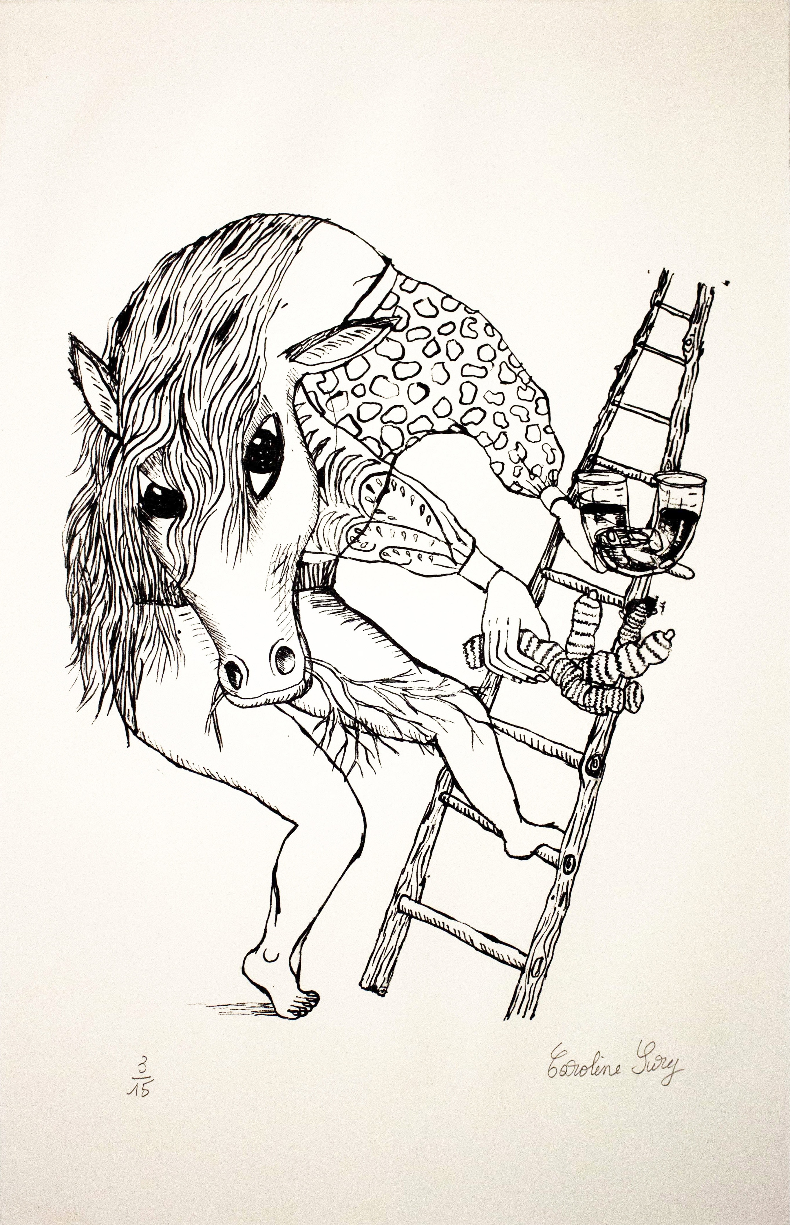 Caroline Sury, Cheval n°1 Caroline Sury, Cheval n°1