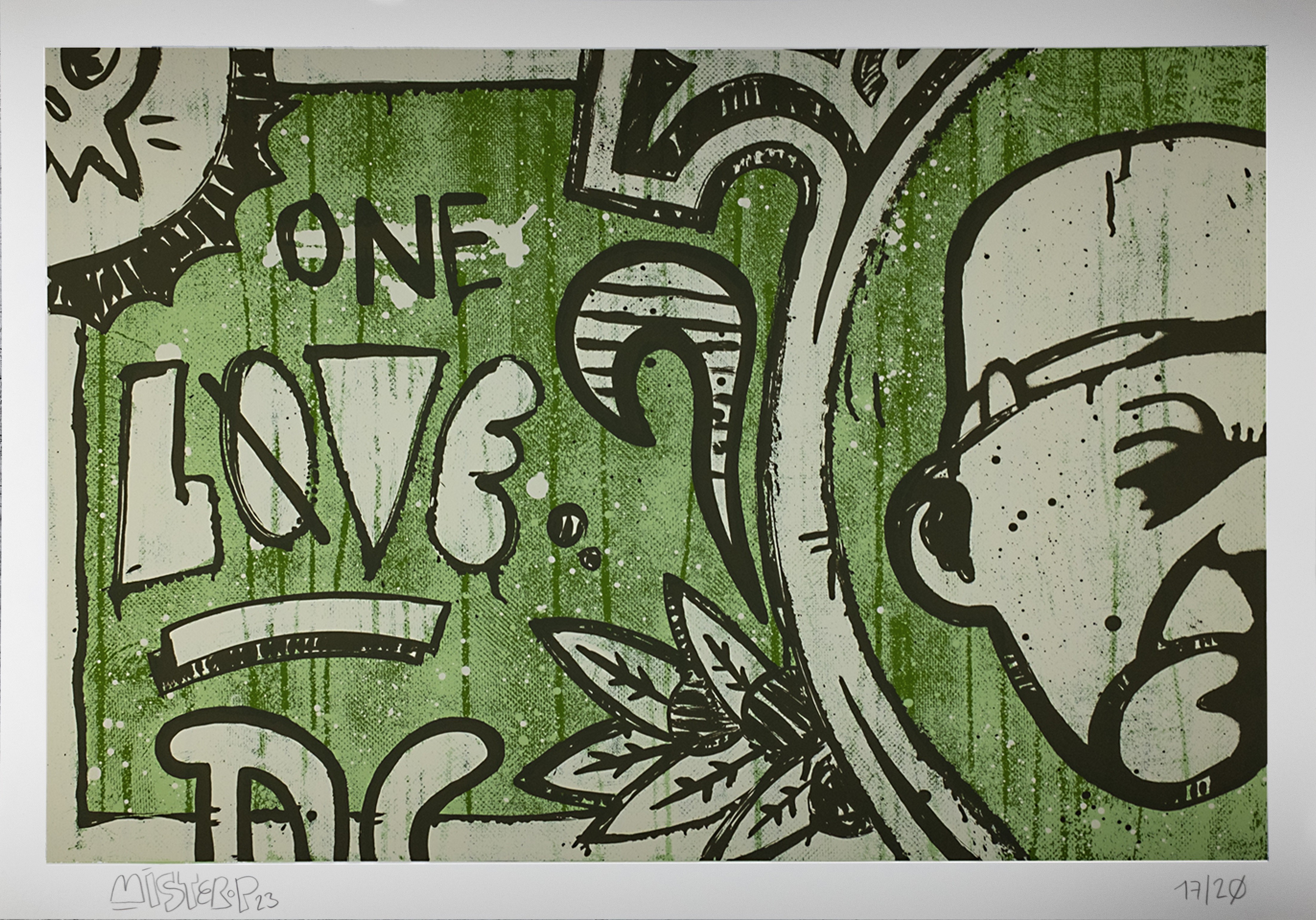 Mister P, One love vert Mister P, One love vert