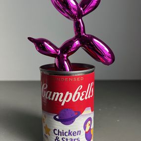 PopArt - Campbell soup x Balloon dog Koons (Purple), Koen Betjes