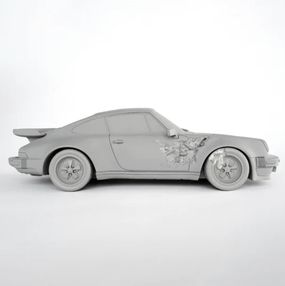 Eroded 911 Turbo Porsche Figure, Daniel Arsham
