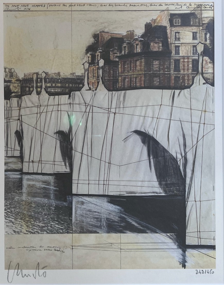 Christo and Jeanne-Claude, Lithographie Le Pont Neuf Christo and Jeanne-Claude, Lithographie Le Pont Neuf